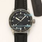 Swiss Replica Blancpain Fifty Fathoms Bathyscaphe Titanium Ceramic Watch Black Dial